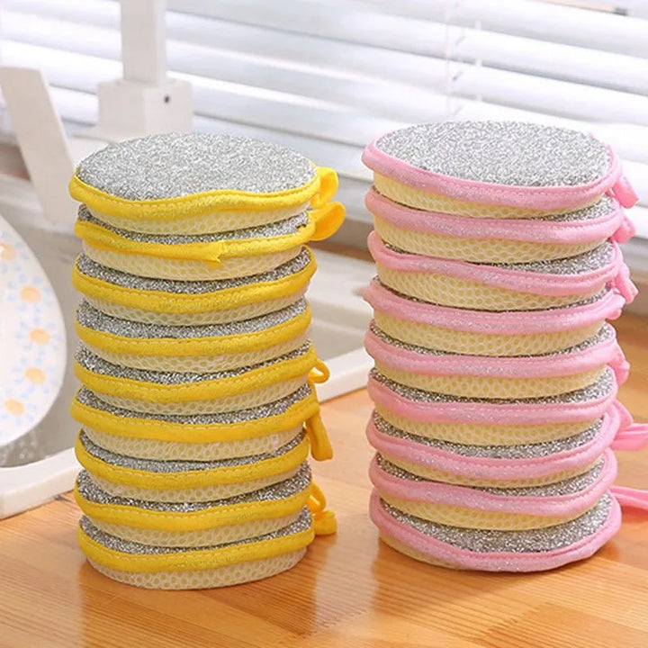 5/10Pcs Double Side Dishwashing Sponge