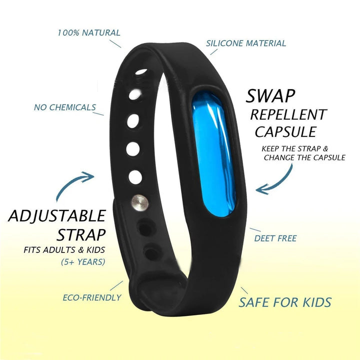 5/10pcs Waterproof Wristband Repeller