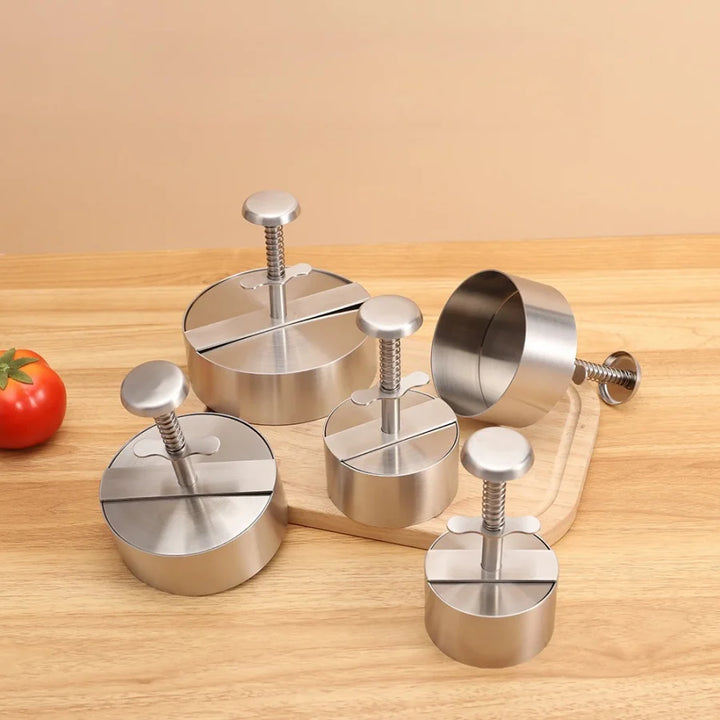 Hamburger Patty Maker Press 304 Stainless Steel Non-Stick