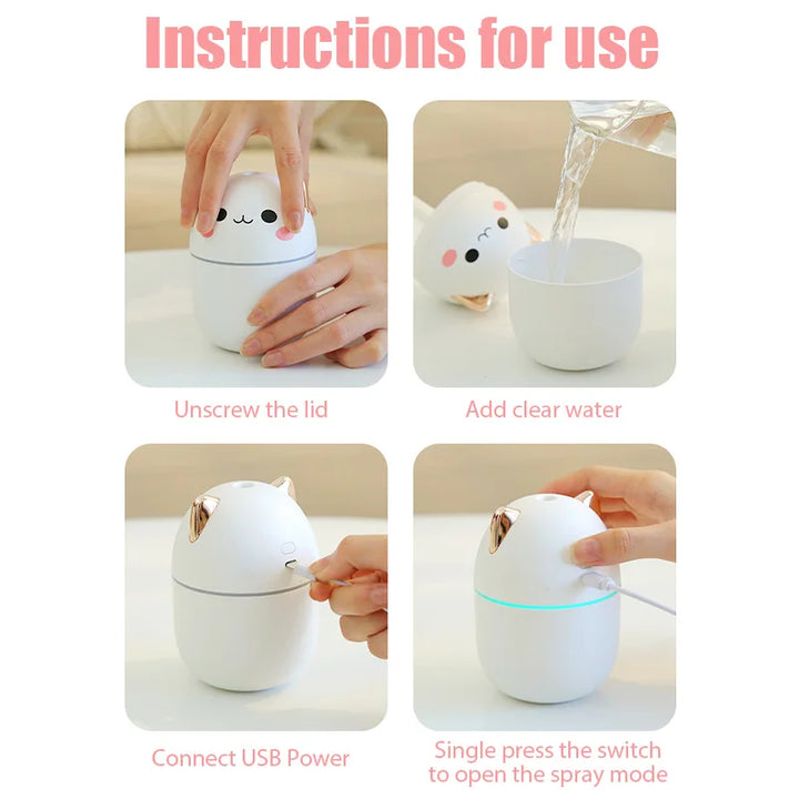 Mini Cute Air Humidifier Essential Oil