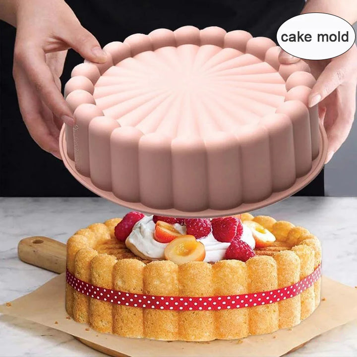 1PC Silicone Cake Pan Round