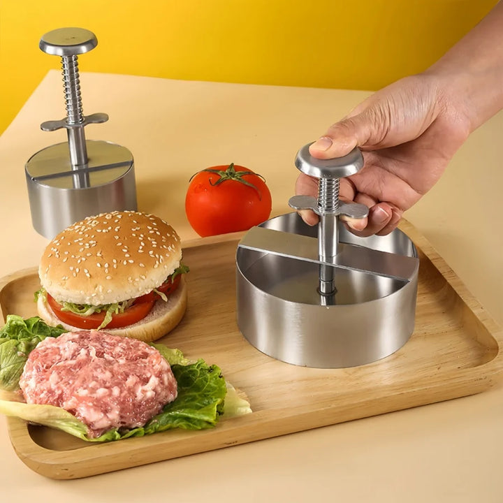 Hamburger Patty Maker Press 304 Stainless Steel Non-Stick