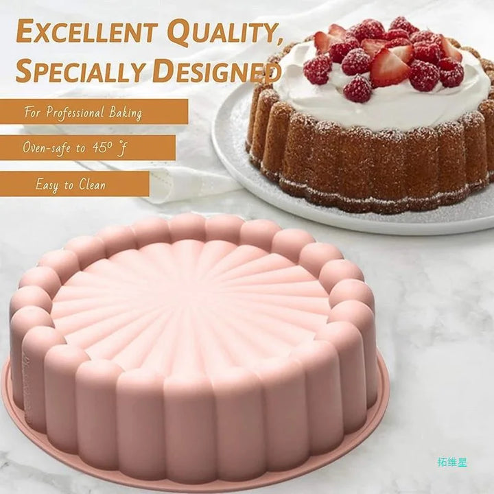 1PC Silicone Cake Pan Round