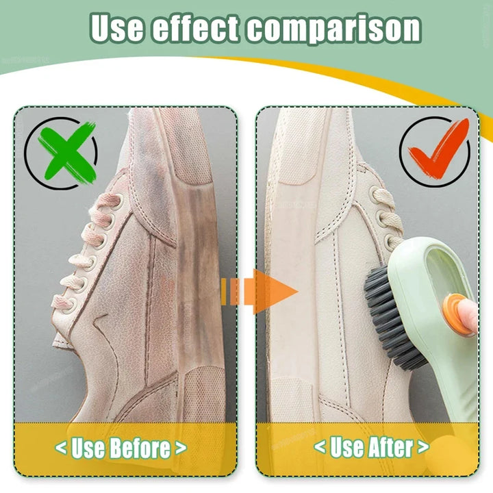 Shoes Brush Automatic Liquid Discharge Multifunction