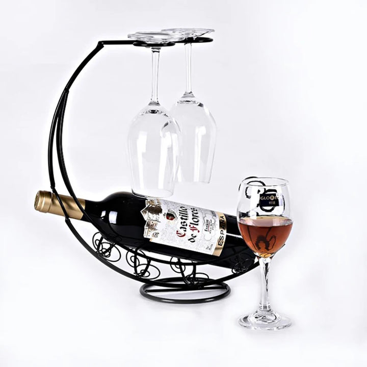 Creative Metal Wine Rack Hanging Wine Glass Holder