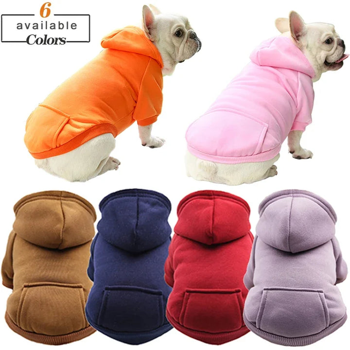 Winter Hooded Sweatshirt for Small and Medium Doggy