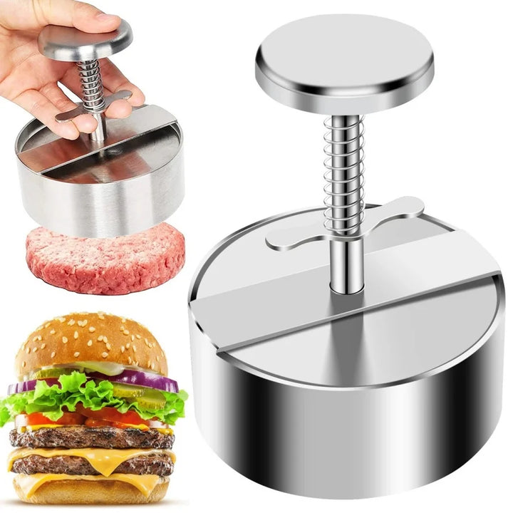 Hamburger Patty Maker Press 304 Stainless Steel Non-Stick