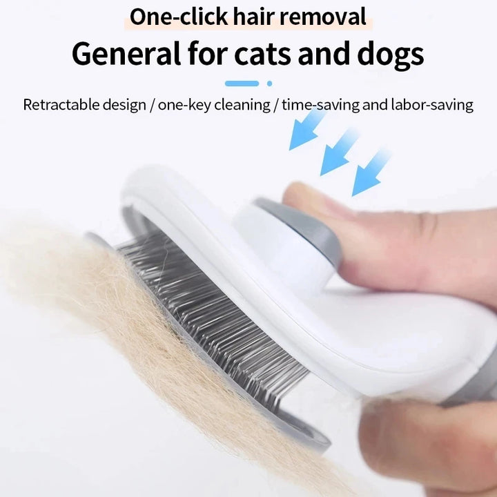 Stainless Steel Comb For Long Hair Cleaning Pets Cat Dog Accessories