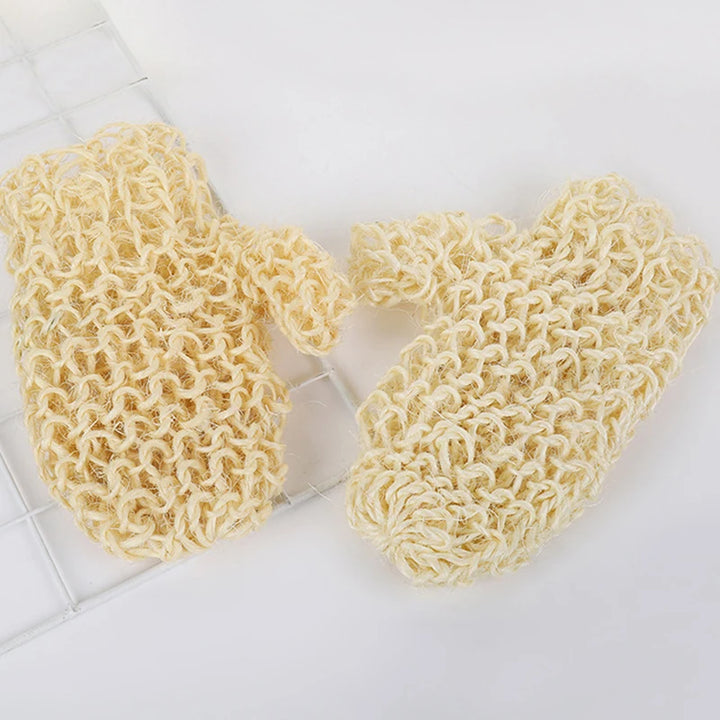 1Pc Exfoliating Hemp Bath Glove  Deep Clean