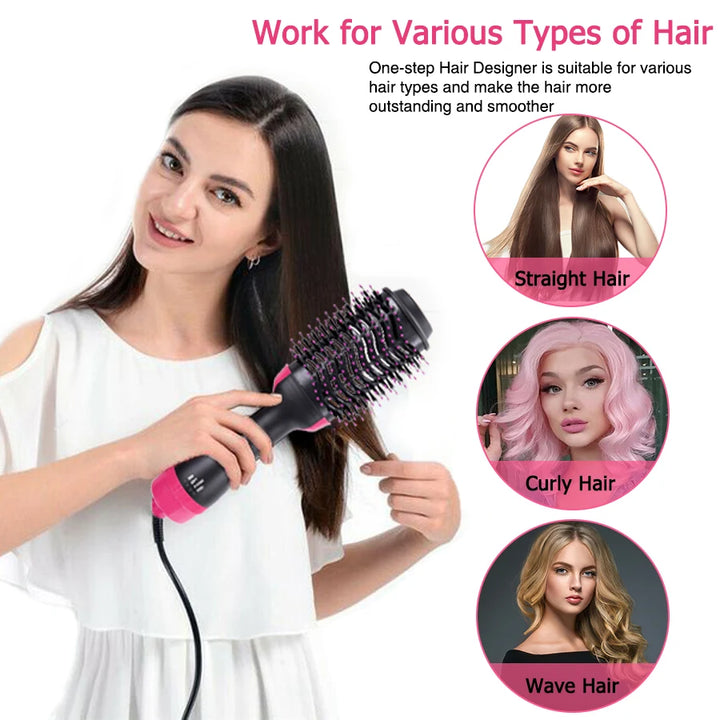 Multi-Function Hair Dryer Brush 4 In 1