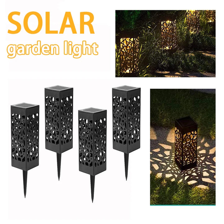 Solar path lights for garden