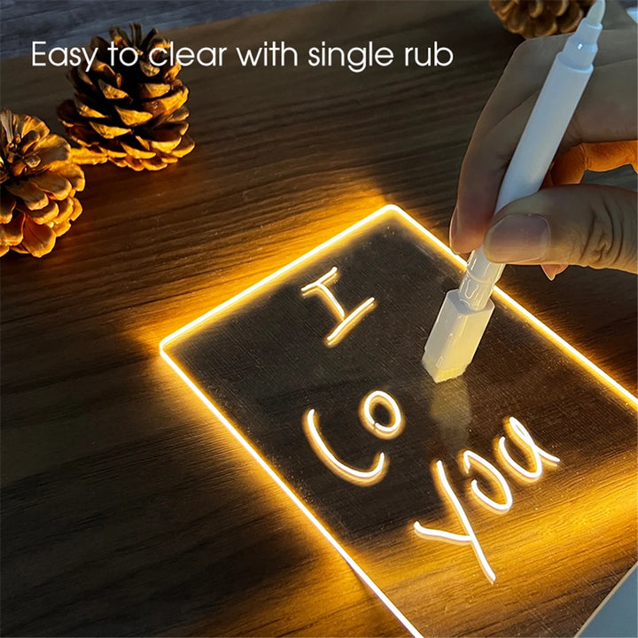 Transparent Luminous LED Night Lights USB