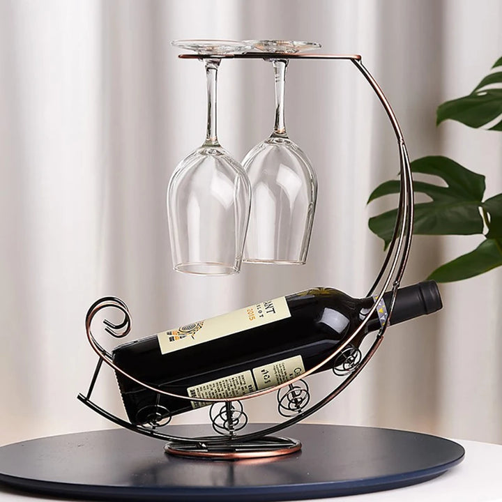 Creative Metal Wine Rack Hanging Wine Glass Holder