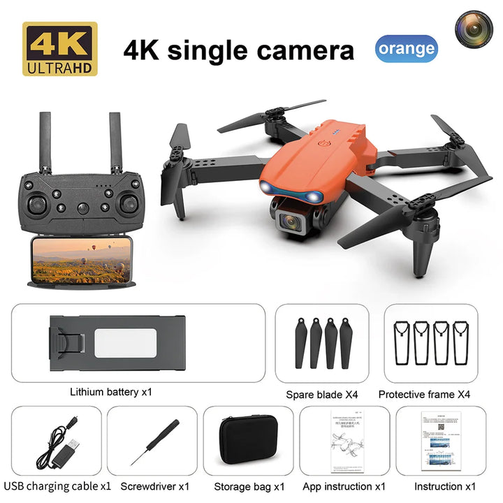 KBDFA K3 E99 Pro Drone Professional Quadcopter 4K Dual Camera  Remote Control