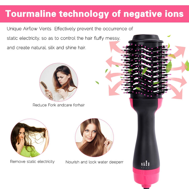 Multi-Function Hair Dryer Brush 4 In 1