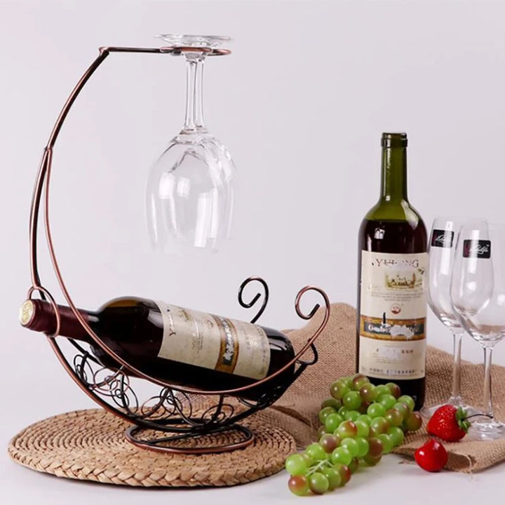 Creative Metal Wine Rack Hanging Wine Glass Holder